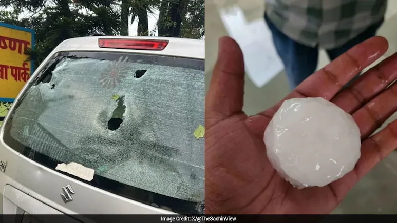 Vehicles And Property Damaged — Heavy Rain, Hailstorm Lash Haridwar