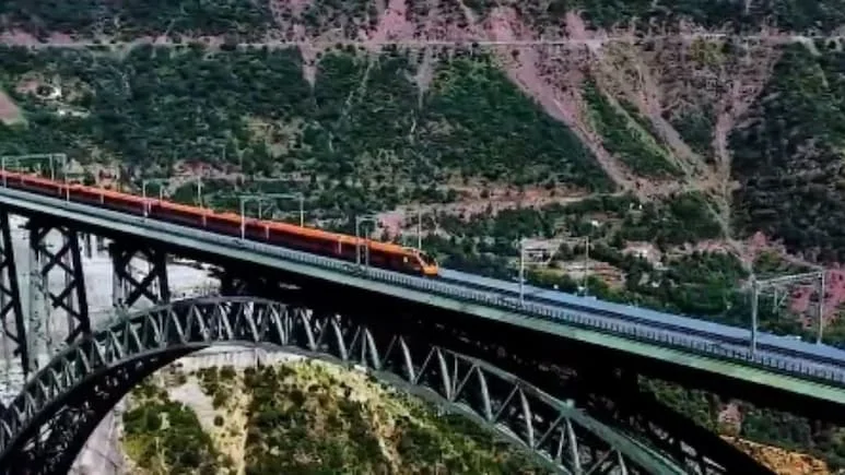 Prime Minister Narendra Modi flagged off the Katra-Srinagar Vande Bharat Express from Shri Mata
