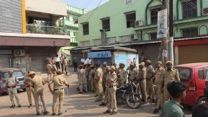 Tension erupted in Songadh town in Gujarat's Tapi district following an allegedly objectionable
