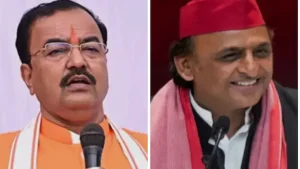 Samajwadi party chief Akhilesh Yadav took a dig at the BJP today as his party's victory