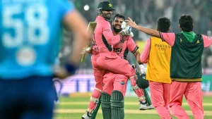 Shadab Khan hit an epic ODI century and England suffered another extraordinary defeat as