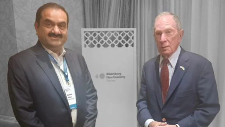 Gautam Adani Meets Mike Bloomberg, Discusses Energy Transition, Future Of AI