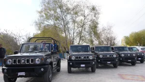 Six specially designed open-back vehicles have been flagged off for what the administration