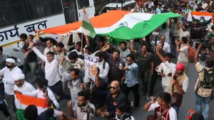 CJP's Abhijeet Dipke and AISA chief Neha Bora detained ahead of Connaught Place Tiranga march