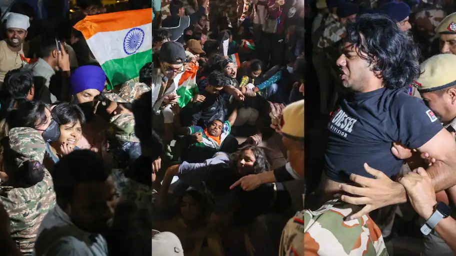 Delhi Police detained around 150 people on Friday as the Cockroach Janta Party’s proposed