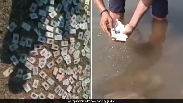 Mandleshwar Sub-Divisional Officer of Police Shweta Shukla said the voter ID cards were found