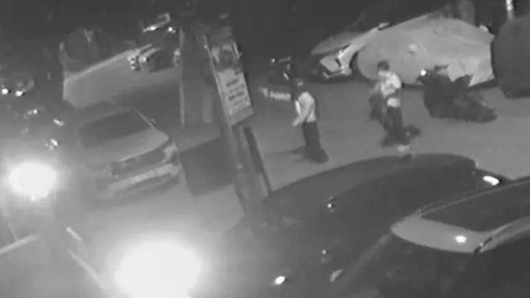 Two motorcycle-borne men opened fire outside the house of a Dubai-based businessman
