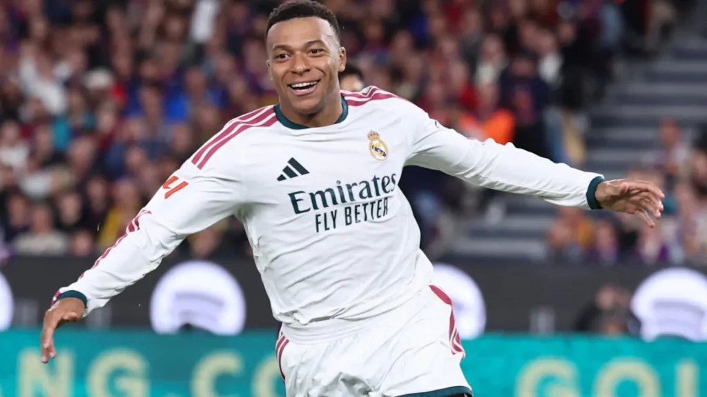 Kylian Mbappe said reaching a milestone 100 goals for Real Madrid during the 2-1 Clasico