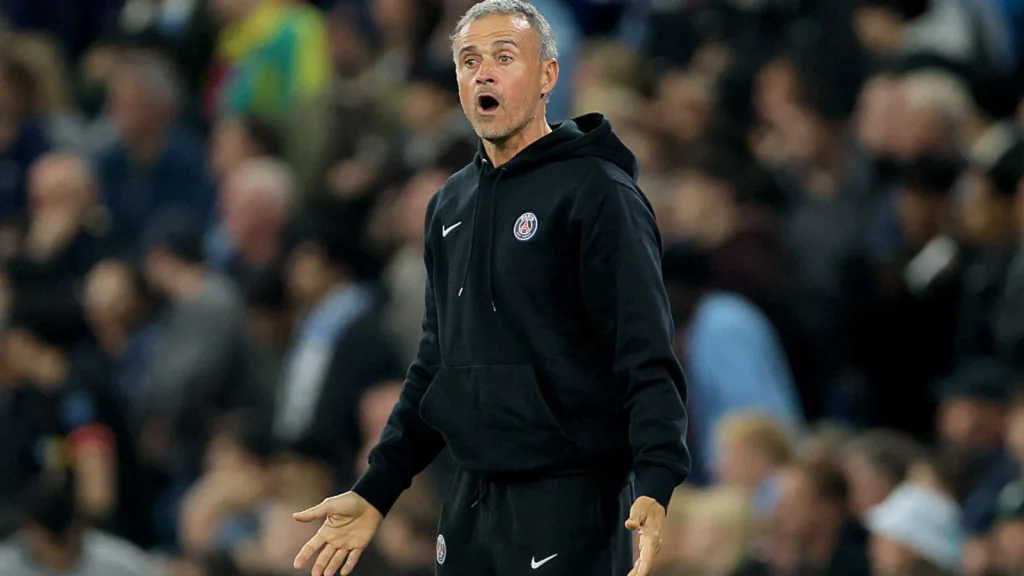 Paris Saint-Germain boss Luis Enrique said the European champions rode their luck to beat
