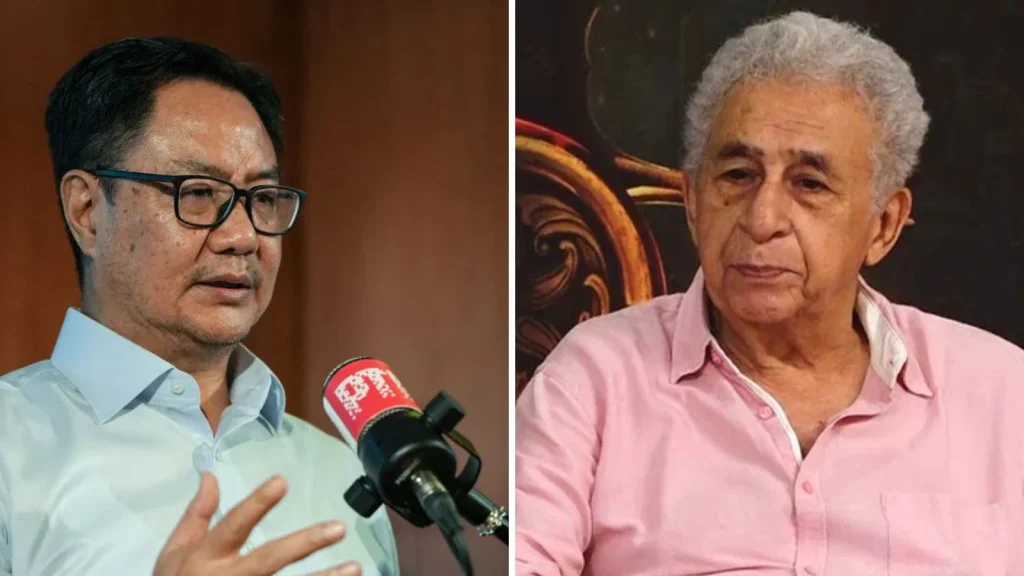 Wearing a badge inscribed with the words 'Dimagi Naxal', a visibly upset Shah criticised