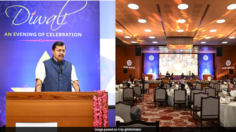 BJP National President Nitin Nabin hosted Heads of Mission from 50 countries and 90 senior