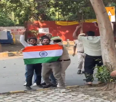 CJP Claims Saurav Das, Ashutosh Ranka Detained During Protest At Jantar Mantar