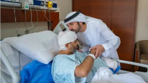Dubai's Crown Prince Hamdan meets Indian pilot Smit Machchhar, praises his courage