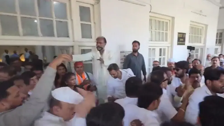 Aradhana Misra Mona, the new chief of the Congress party in Uttar Pradesh, ran into her first