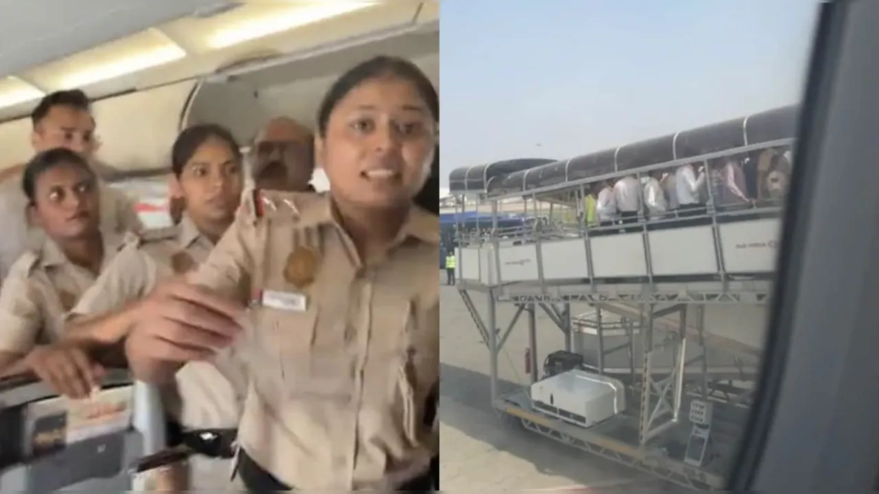 Dipke went live on his instagram as cops entered the plane and detained him amid high in-flight
