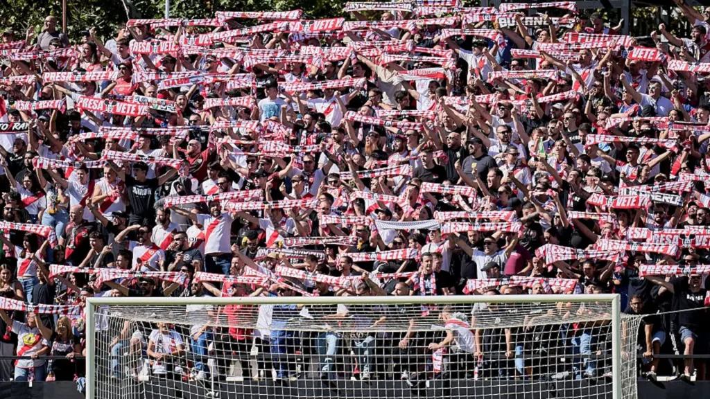 Rayo Vallecano supporters stopped their team's La Liga match against Athletic Bilbao