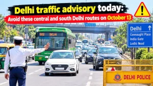 The Delhi Traffic Police has issued an important traffic advisory for Tuesday, October 13, 2020