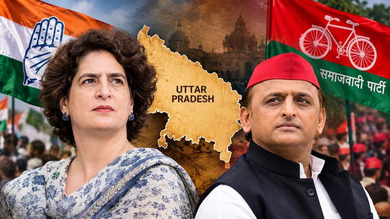 With an objective of initiating negotiations with the SP, Congress general secretary Priyanka