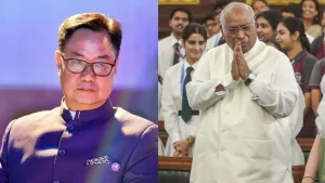 Slaming Congress National President, Kiren Rijiju in an X post questioned Congress over its