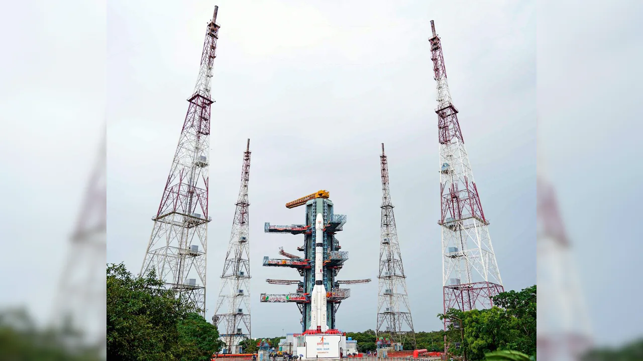 The Geosynchronous Satellite Launch Vehicle carrying on board the GSLV-F18 rocket is scheduled