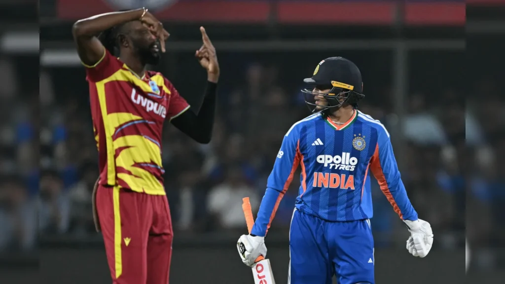 Abhishek smacked six fours and five sixes to notch up his 14th half-century -- 69 off 30 balls