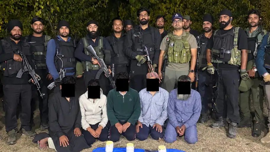 Security forces in Jammu and Kashmir made two major recoveries on Wednesday, arresting five