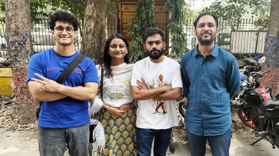 Cockroach Janata Party (CJP) leaders Abhijeet Dipke, Ashutosh Ranka and Saurav Das were