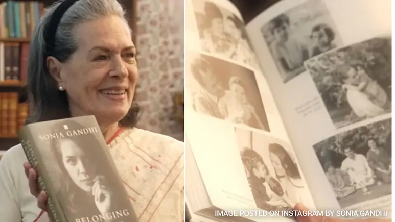 A Journey of Love', Sonia Gandhi's memoir, are here — The first copies of 'Belonging