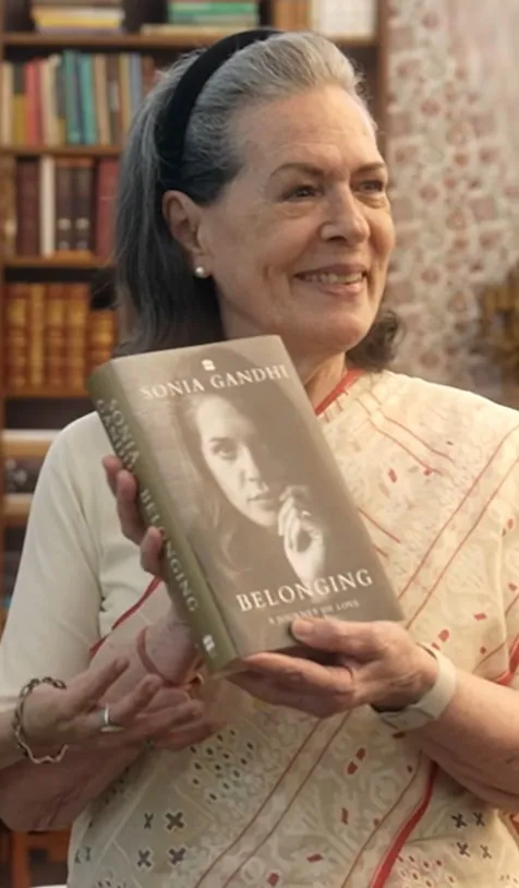 A Journey of Love', Sonia Gandhi's memoir, are here — The first copies of 'Belonging