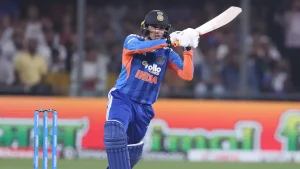 Indian opener Abhishek Sharma scripted cricket history on Sunday, becoming the fastest player