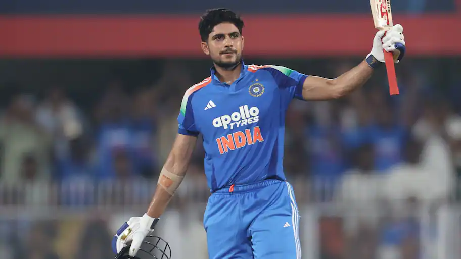 Chasing a mammoth total of 407 runs for victory, Gill reached 200 off just 117 balls