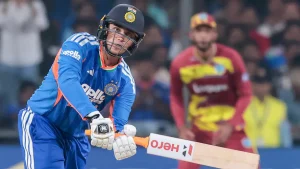 During his attacking knock, Abhishek broke several T20I records