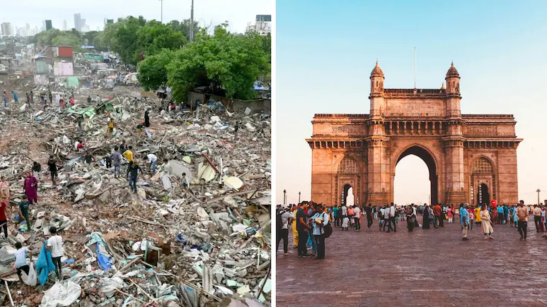 Everywhere there is filth...South Mumbai isn't the entire city