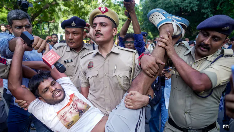 Delhi Police On Cops Without Name Tags At Protest — "No Instructions"