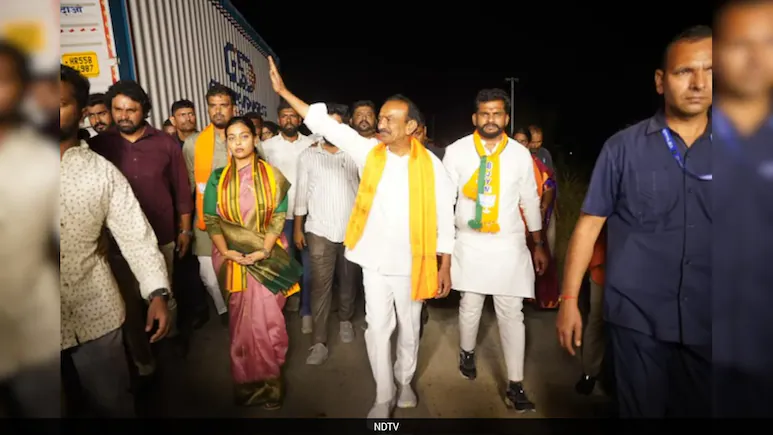 Ahead of the 2023 Telangana Assembly elections, Revanth Reddy, then president of the Telangana