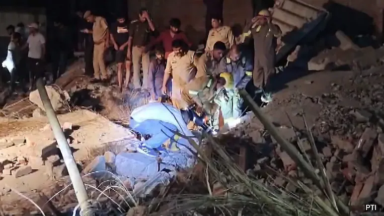 3 Rescued After Under-Construction Building Collapses In UP's Bulandshahr