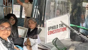 Delhi Police have detained lawyers protesting against Chief Election Commissioner (CEC) Gyanesh