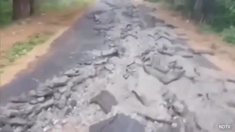 Newly-Laid Andhra Road Ploughed Up, Opposition, Ruling TDP Trade Charges