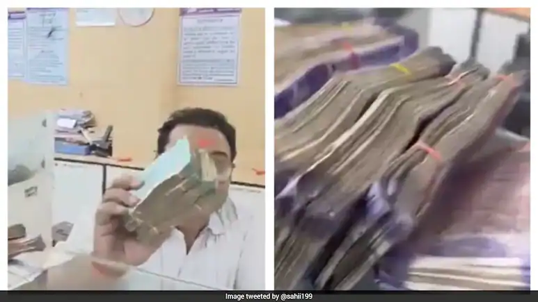 SBI Customer Argues With Employee Over Cash Deposit, Video Sparks Debate