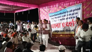 Women broke down when Shivraj, popularly called "mama" (maternal uncle) arrived at the village