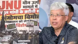 BJP Protests Against Congress MP Charged Of Harassment At JNU — "Sex For Marks"