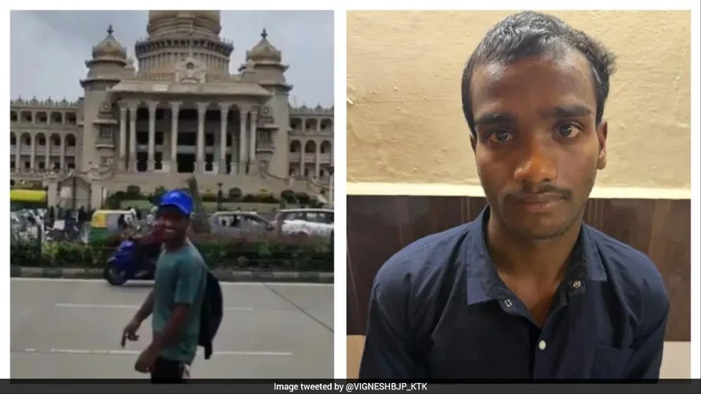 Bihar Man Arrested For AI Video Showing Bomb Blast At Bengaluru's Vidhana Soudha