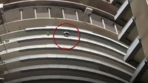 A man jumped from the 43rd floor of the Supernova building in Noida near Delhi