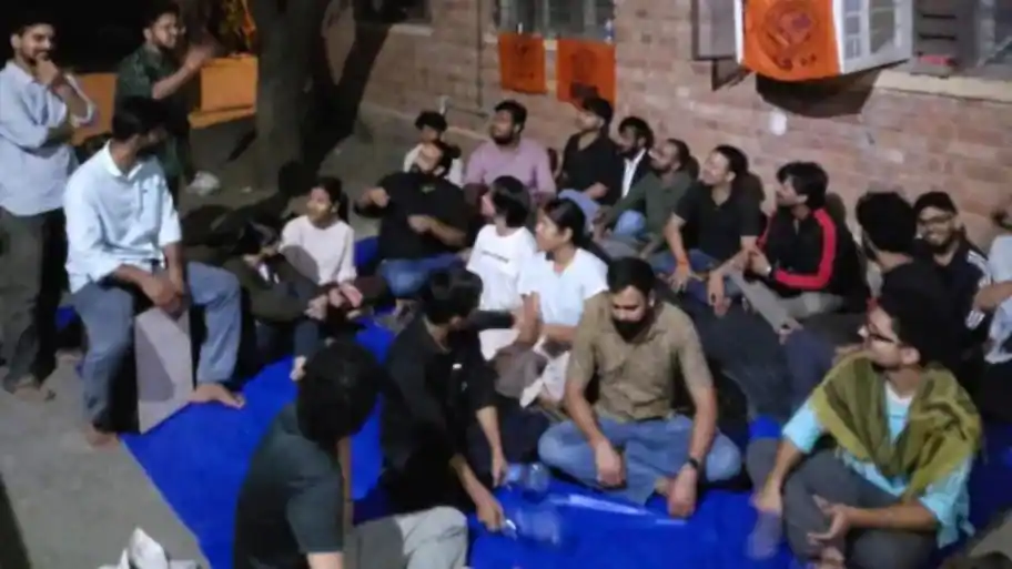 ABVP argues over 250 students have now joined the protest