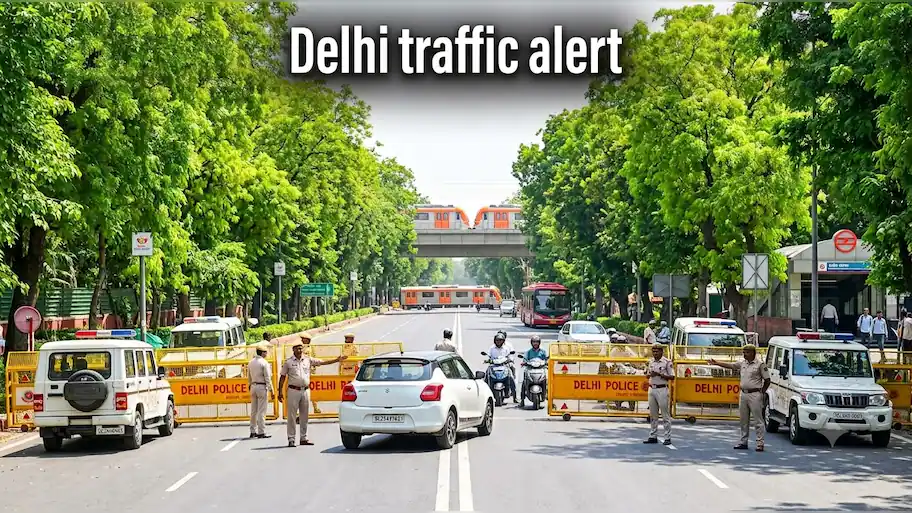Drivers passing through central Delhi on Friday (October 16) can expect a high degree