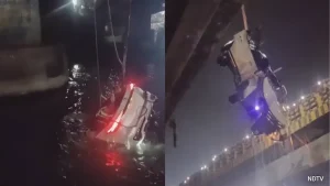 Car Showroom Owner Dies As Fortuner Rams Railing, Falls Into River In Bihar