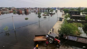 He shared a video of the waterlogged area around the mall on X and alleged that drains