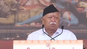 Speaking about protests and movements in a developing country, the RSS chief said that