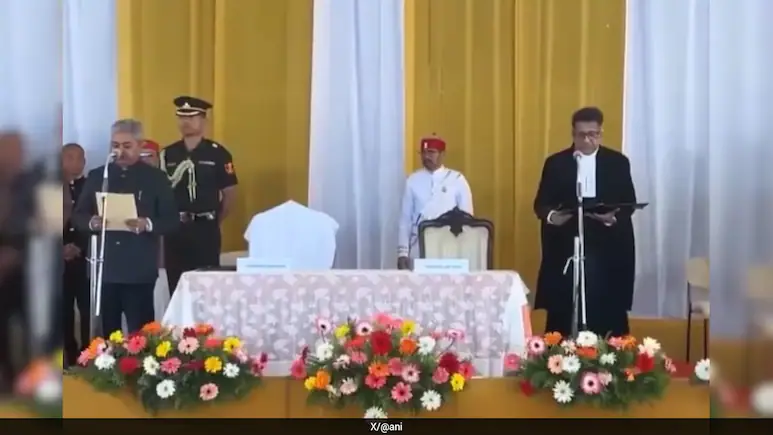 Dushyant Kumar Gautam was sworn in as the 19th Governor of Sikkim at a ceremony held at Lok