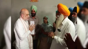 During his visit to Punjab, Shah is scheduled to meet the families of people who recently lost